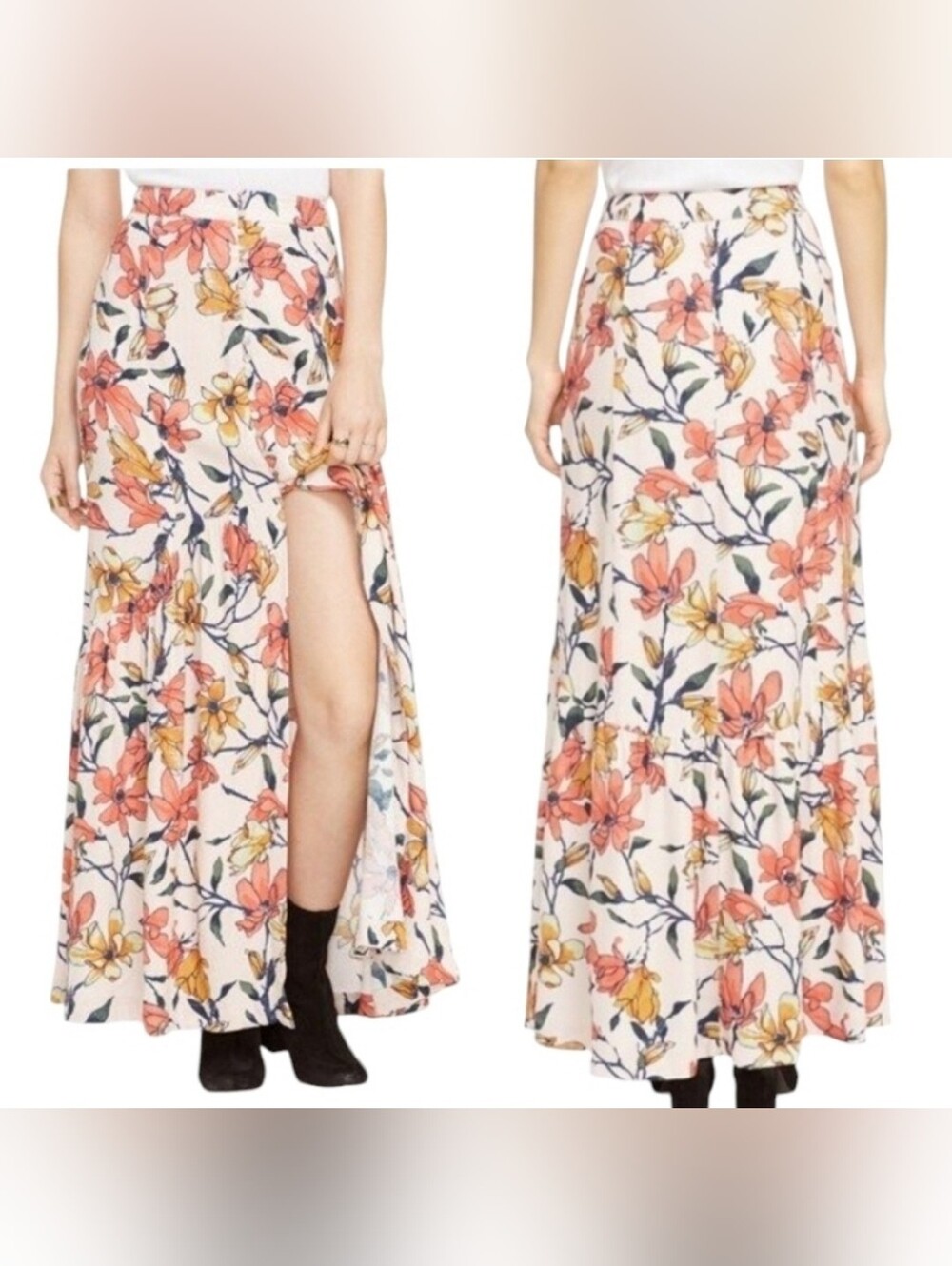 Free People Smooth Sailing Maxi Skirt Sz 0